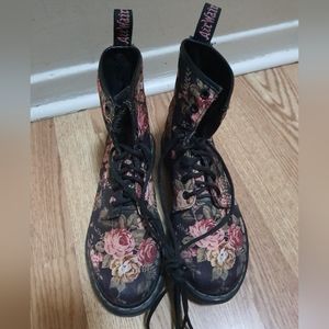Dr Martens Floral Boots
